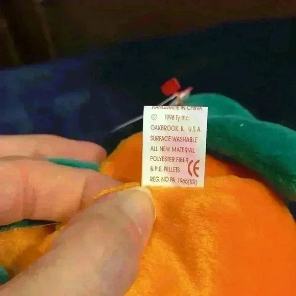 1998 Pumpkin Ty Beanie Baby - Picture 5 of 5